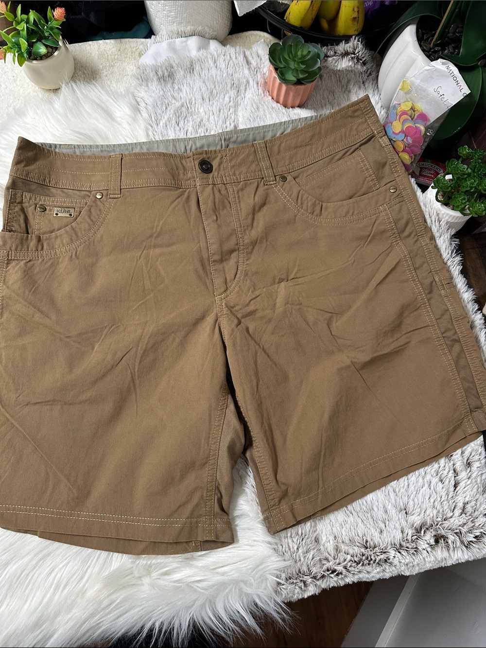 Kuhl Radikl Hiking Shorts Mens
38 Tan Technical Outdoor Cargo